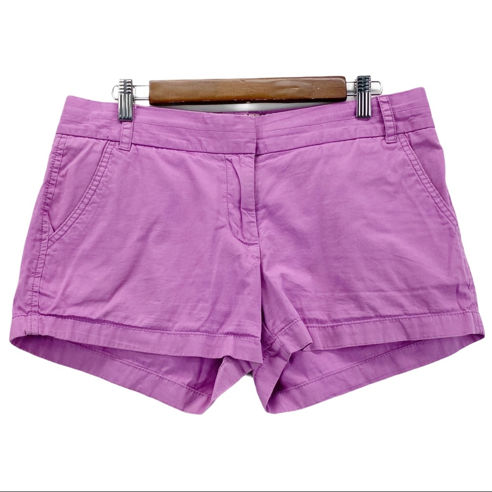 J. Crew Factory Chino Broken In Shorts  Purple 12